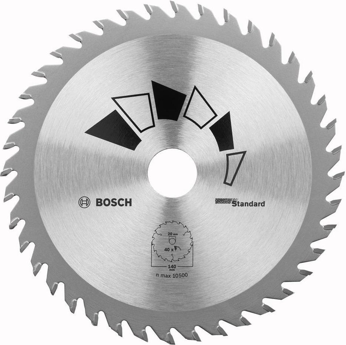 Lame de scie circulaire Bosch basic 160x2,2x20 16,t24 (1)