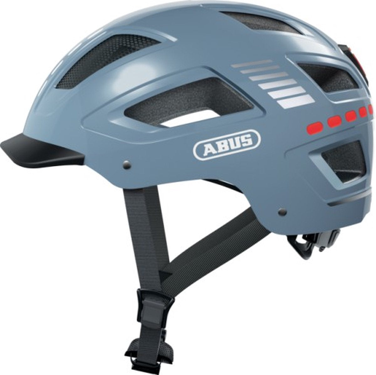 Abus casque hyban 2.0 led signal glacier xl 58-63cm