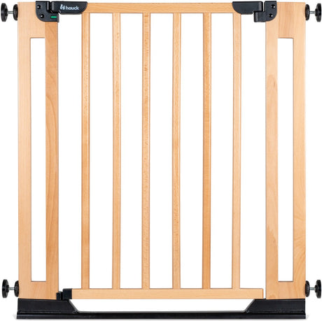 Hauck clear step easyclose eco - porte et portail d'escalier robustes en bois de hêtre - hêtre