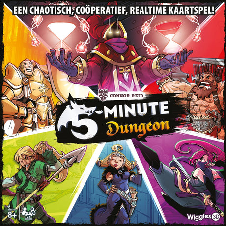Jeu de cartes Asmodee Jeu coopératif de donjon de 5 minutes pour les enfants.