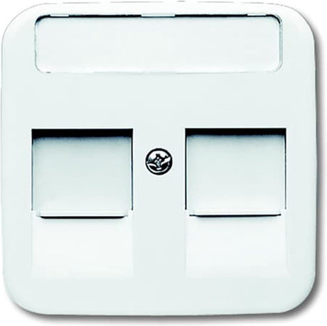 Busch-Jaeger Busch Jaeger Reflex Si Plaque Centrale Modulaire Jack Alpin Blanc 1800-214