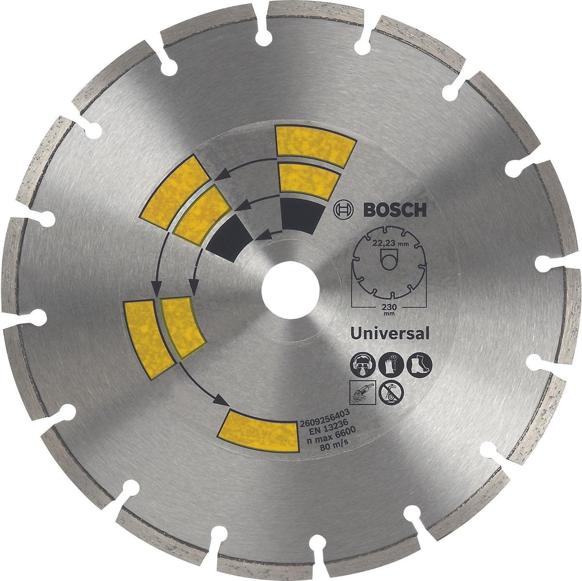 Bosch - disque à tronçonner diamanté universel 125 x 22 x 1,7 x 7,0 mm