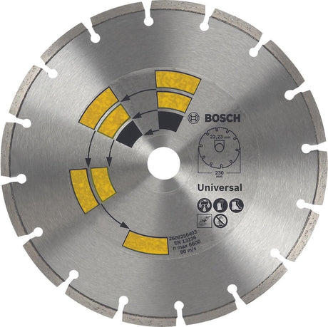 Bosch - disque à tronçonner diamanté universel 125 x 22 x 1,7 x 7,0 mm