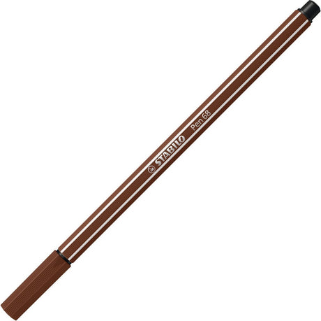 Stylo Stabilo 68 - feutre - marron (68 45)