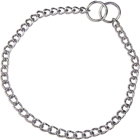 Collier pour chien Hs Sprenger argent 2,5 mm torsadé à gauche (60 cm)
