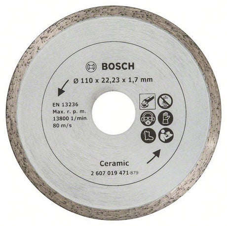 Disque diamant Bosch 110mm - carrelage