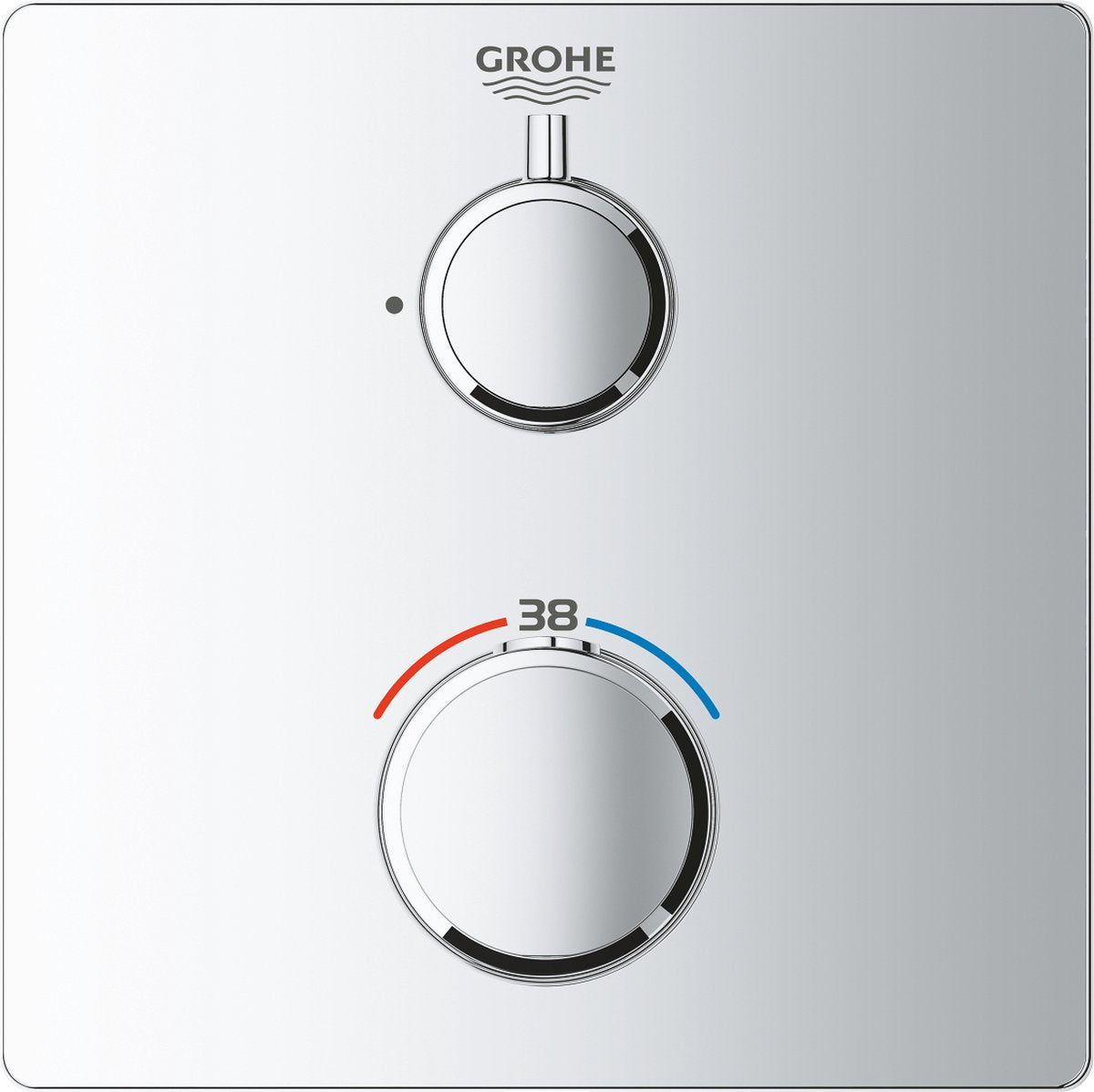 Grohe Grohtherm robinet de douche thermostatique à encastrer - chrome