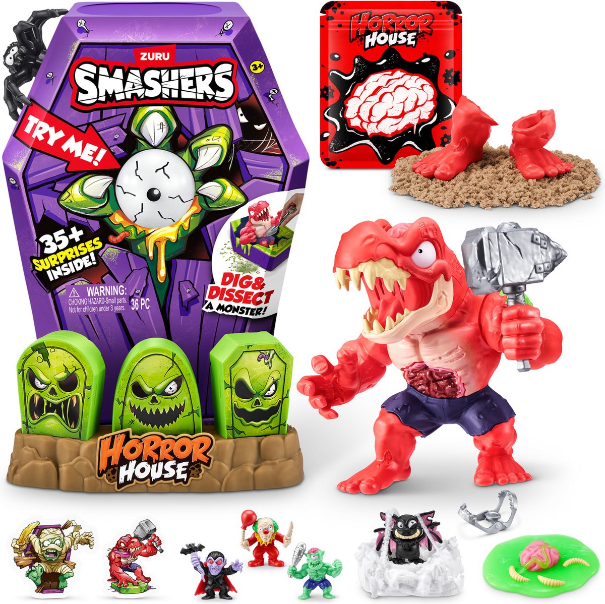 Zuru Smashers Smashers Horror House Grande série 1 – Dino par Zuru