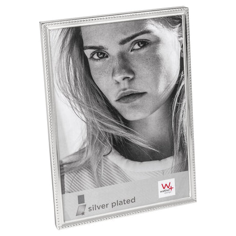 Walther bh015s cosima - cadre portrait - format photo 10x15 cm - argent