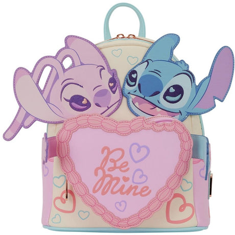 Loungefly Disney Stitch Angel Mini sac à dos Be Mine