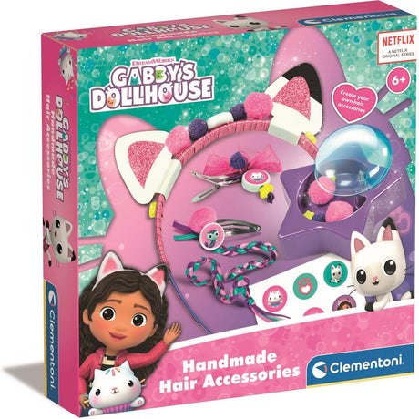 Ensemble d'accessoires de cheveux de Dollhouse de Clementoni Gabby