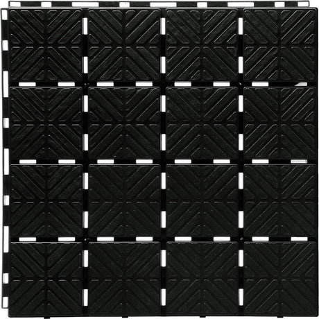 Prosperplast easy square series - caisse de jardin modulable - antidérapante - 40 x 40 cm - noir