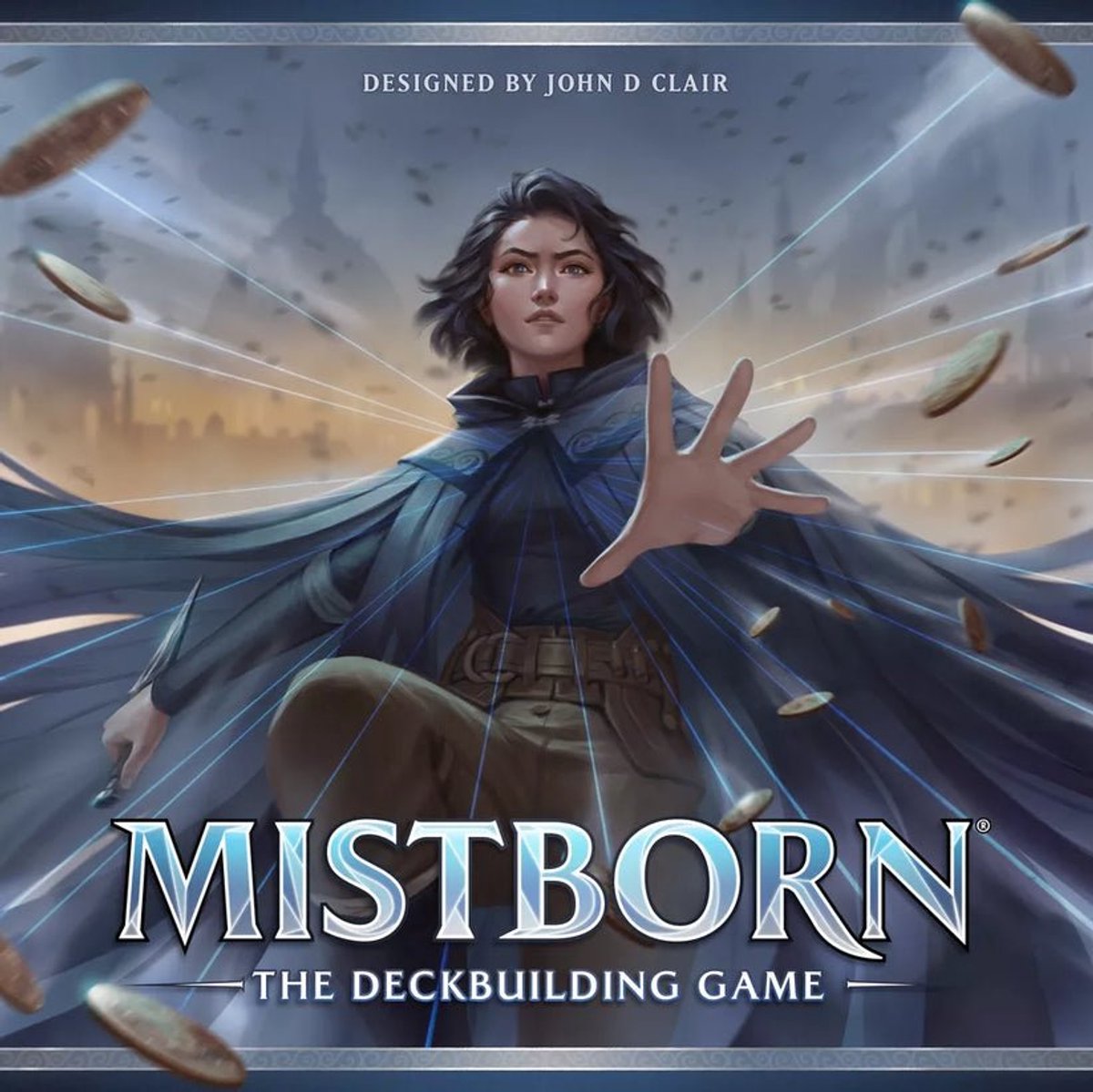 Jeu de cartes Asmodee Mistborn Deckbuilding Jeu stratégique 1-4 joueurs.