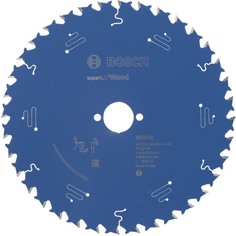 Bosch 2608644064 lame de scie circulaire 235 mm expert pour bois 235x30x2,8 1,8x36 t