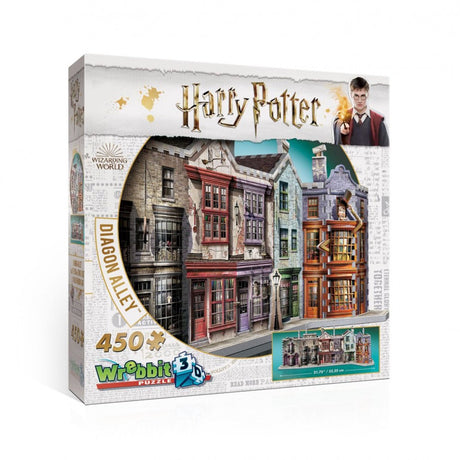 Puzzle 3D Wrebbit Harry Potter Diagon Alley - 450 pièces - à partir de 10 ans