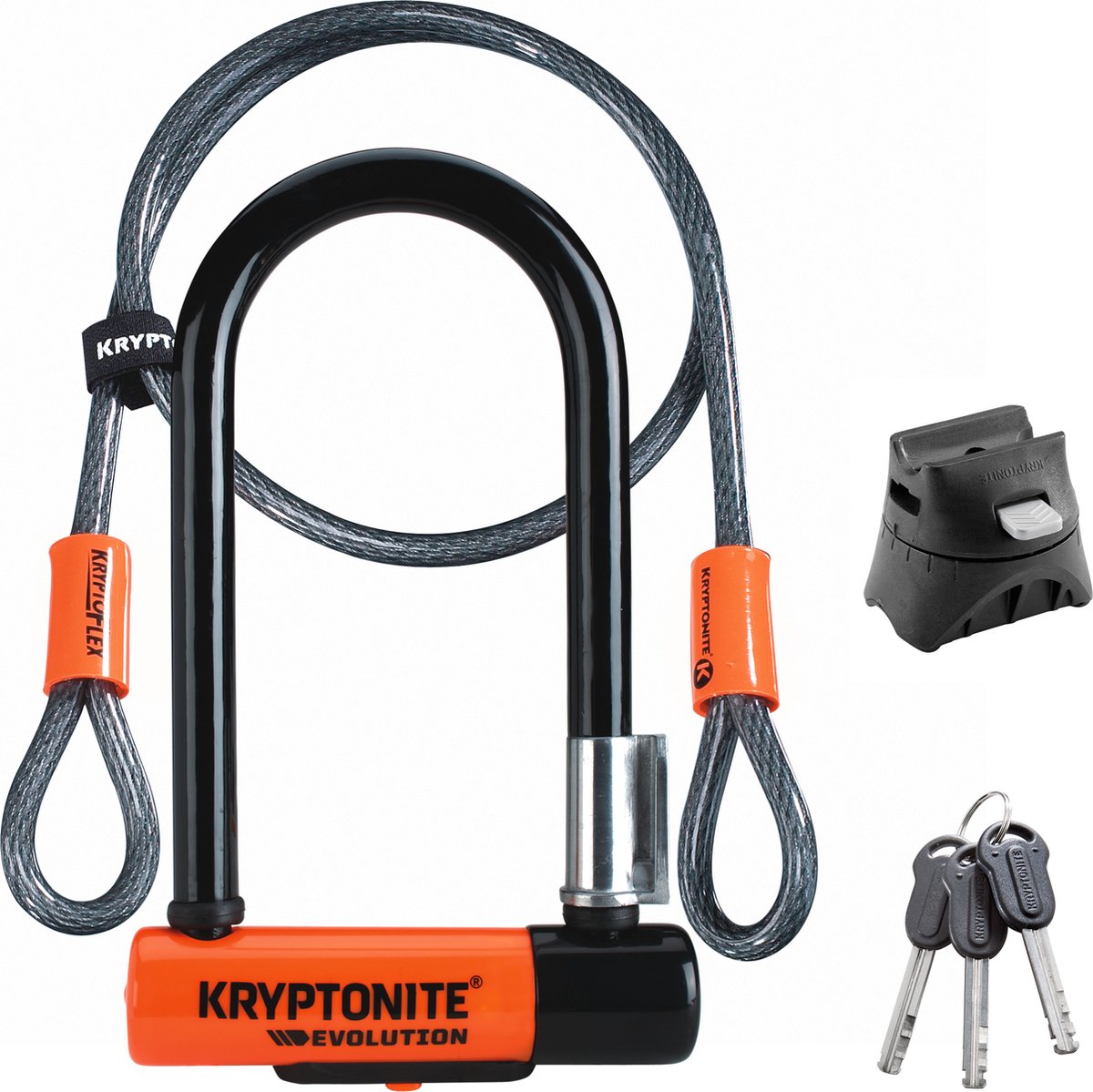 Kryptonite U-lock évolution mini-7 avec câble art2