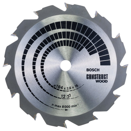 Bosch cirkzb constr. bois 184x16x2.6 12t fwf