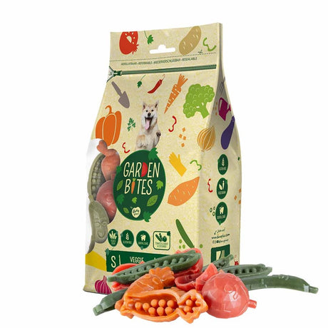 Garden Bites duvoplus - snacks pour chiens Veggie Buddies - friandises pour chiens - végétarien sans gluten - petit 18pcs