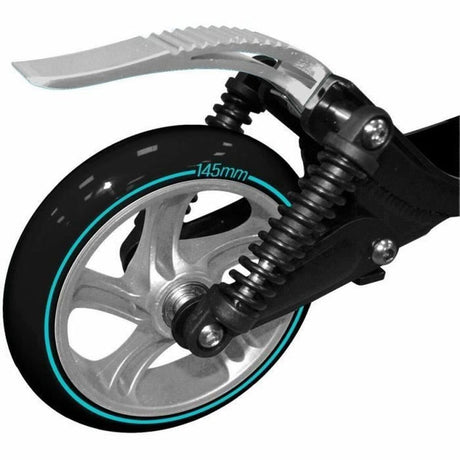 Patins de commande pliables doubles suspensions scooter réglable 145mm carbone