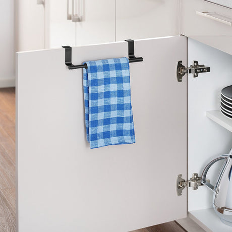 Wenko porte-serviettes extensible armoire de cuisine grand - noir - suspendu sans perçage | extensible