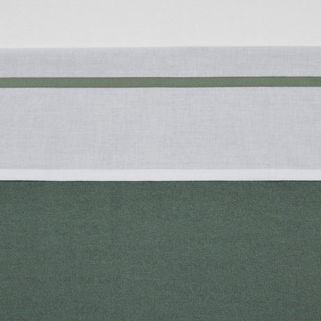 Drap de berceau Meyco - vert forêt - 100x150cm - 0,3 tog