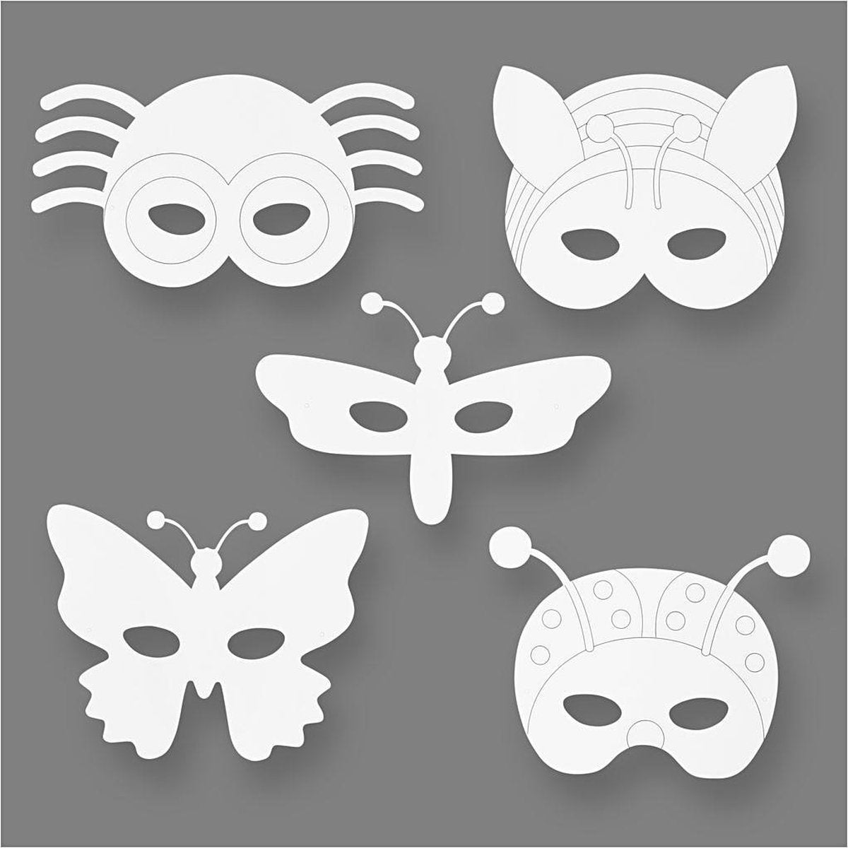 Creotime https : www.ccobby.nl masques anti-insectes-h-14-17-cm-l-19-5-23-cm-230-gr-white-16-piece-1-box