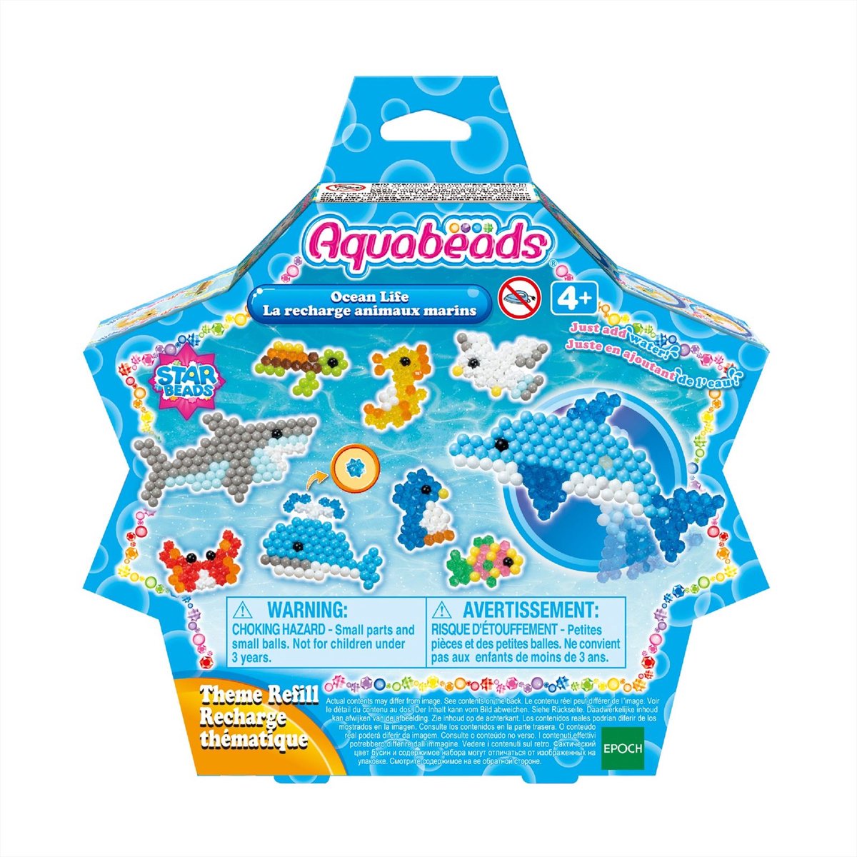 Epoch aquabeads 31769 recharge animaux marins
