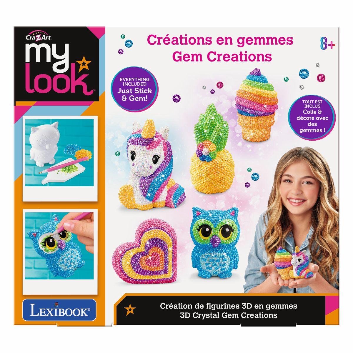 Créations de pierres précieuses en cristal 3D Lexibook