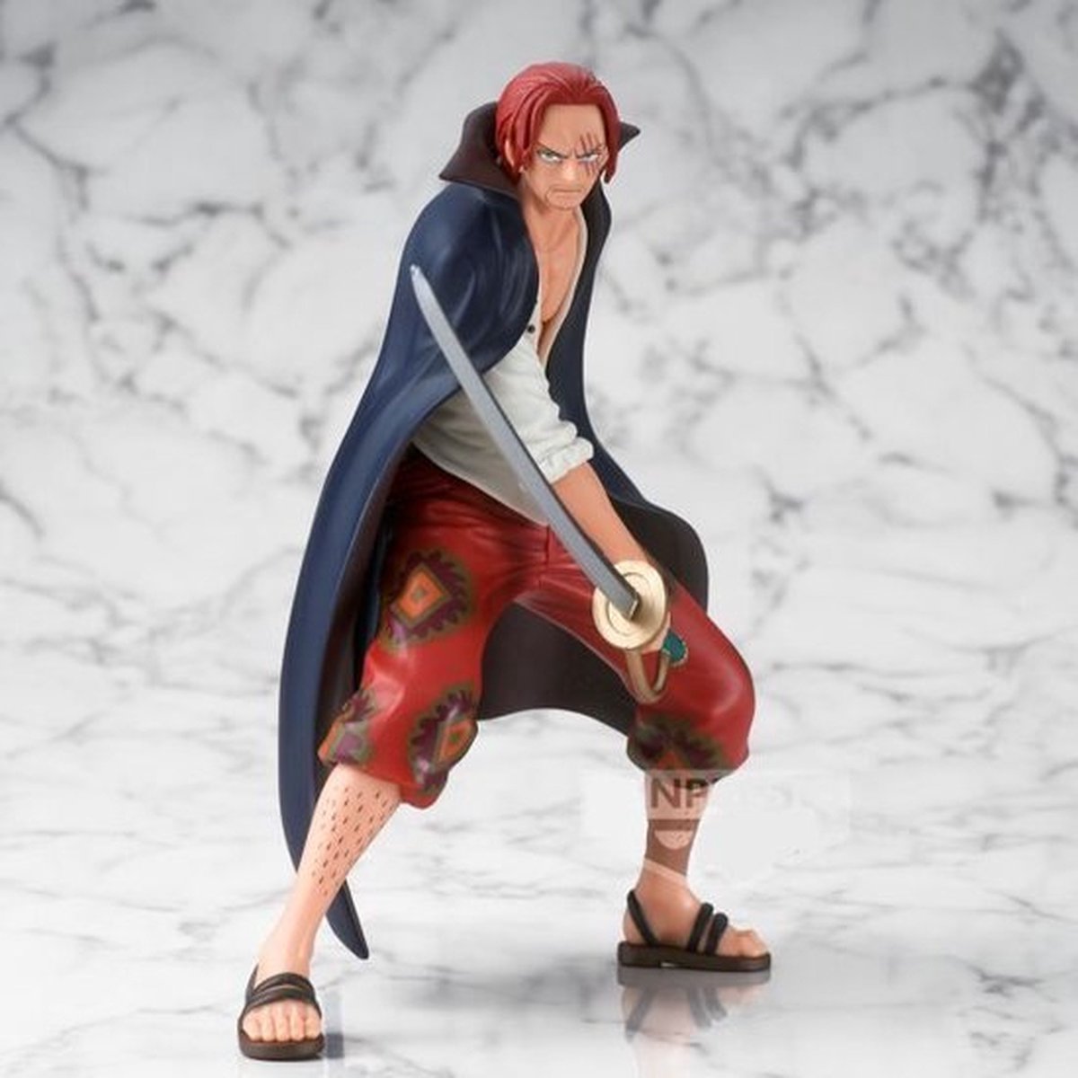 Banpresto one piece [film rouge] - figurine posant dxf : jarrets 16cm