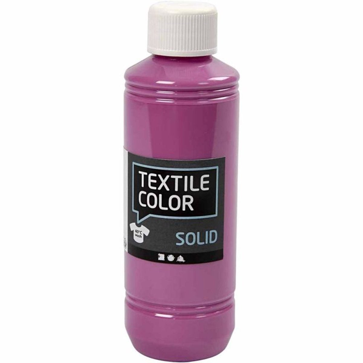 Creativ Company Couleur textile couvrant la peinture textile - Fuchsia, 250 ml