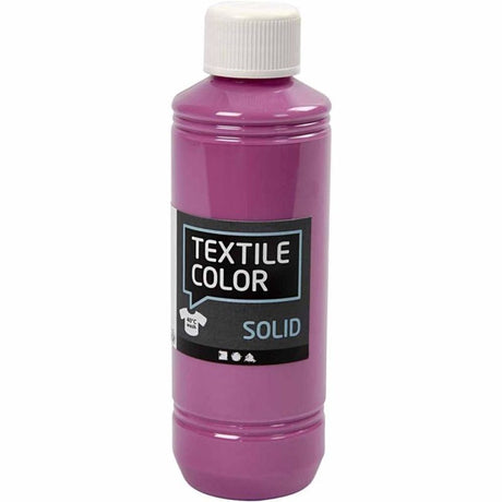 Creativ Company Couleur textile couvrant la peinture textile - Fuchsia, 250 ml