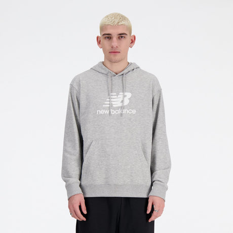 Pull homme New Balance Sport Essentials Fleece Logo H - Gris Athlétique