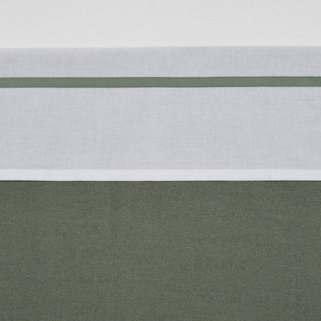 Drap de berceau Meyco - vert forêt - 75x100cm - 0,3 tog
