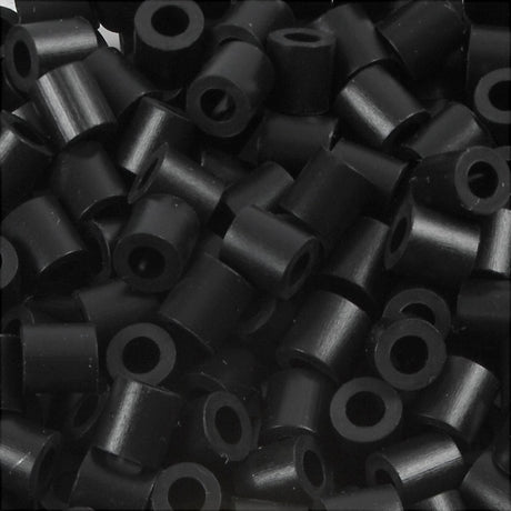 Perles à repasser Nabbi, dim. 5x5 mm, diamètre intérieur 2,5 mm, moyen, noir (32220), 6000 pièces 1 boîte