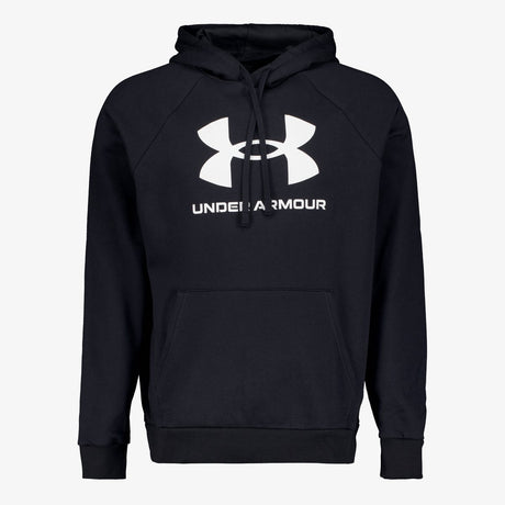 Maillot de sport Under Armour UA Rival Fleece Logo HD-BLK pour hommes - Noir - Blanc