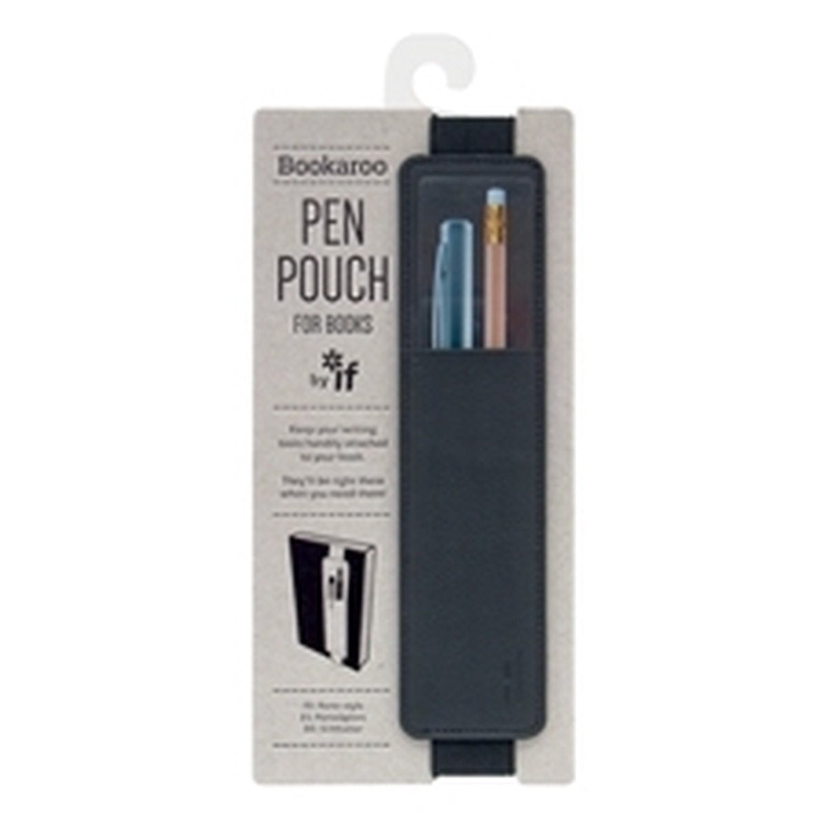 Pochette à stylo Bookaroo noire