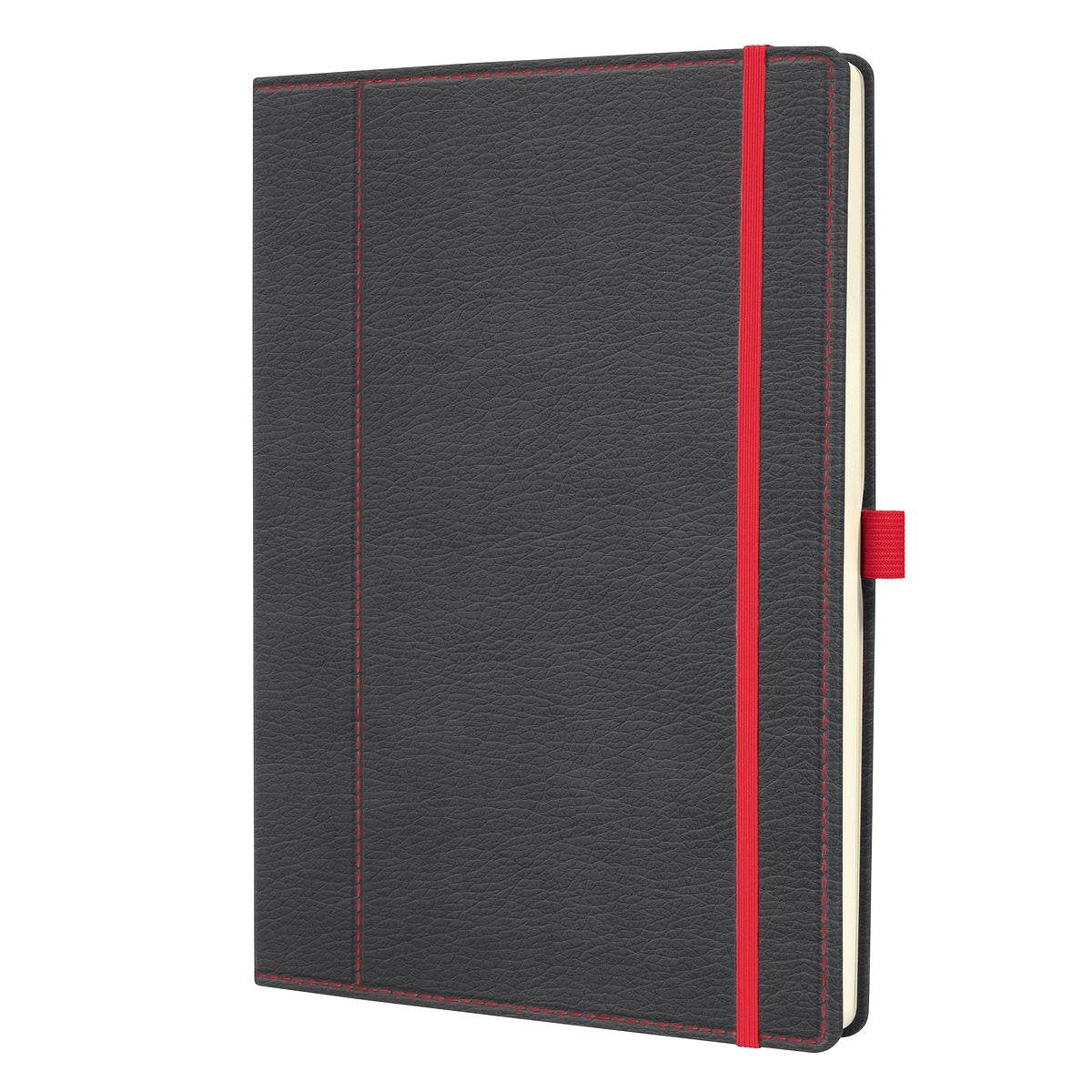 Carnet Sigel - conceptum - a4 - 194 pages - 80 grammes - points - gris rouge - si-co694