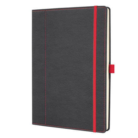 Carnet Sigel - conceptum - a4 - 194 pages - 80 grammes - points - gris rouge - si-co694