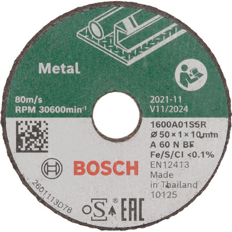 Bosch accessoires expert pour inox 1600a01s5y disque à tronçonner droit 50 mm 1 pièce(s)
