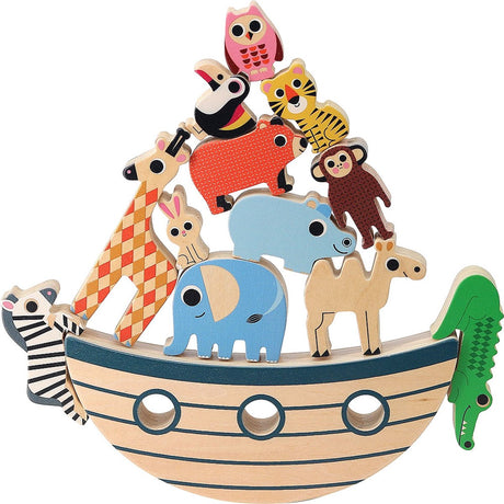 Vilac jeu d'équilibre zoo arche jeu familial en bois inela p.arrhenius.