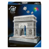 Ravensburger Puzzle 3D Iconiques Arc de Triomphe Paris - avec lumière - 255 pcs.
