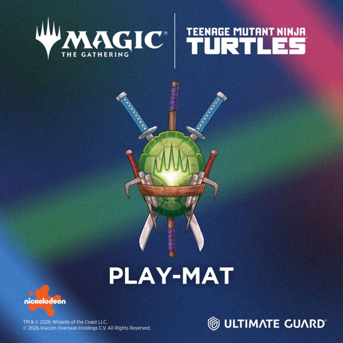 Magie du tapis de jeu Ultimate Guard : le rassemblement | tortues ninja mutantes adolescentes - blanc rare