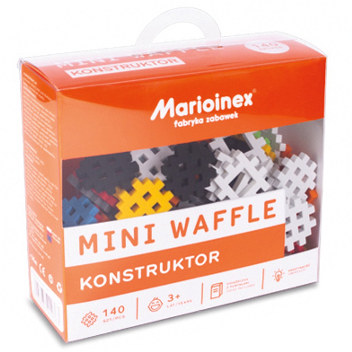 Marioinex mini blocs de gaufres 140 pièces - - à partir de 24 mois