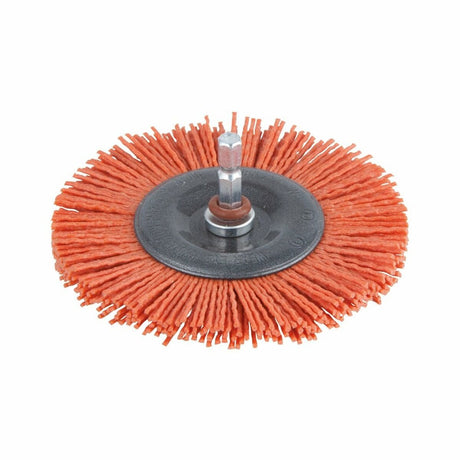 Wolfcraft - brosse disque en fil de nylon pour perceuse - nylon - 1502000