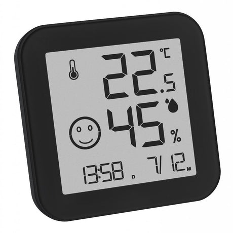 Tfa dostmann noir blanc 30.5054.01 thermo et hygromètre noir