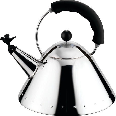 Bouilloire sifflante Alessi Michael Graves - 2,0 l - noir