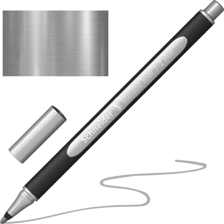 Instruments d'écriture Schneider Liner métallique Schneider - Paint-it 020 - 1-2 mm - argent métallisé - s-ml02001007