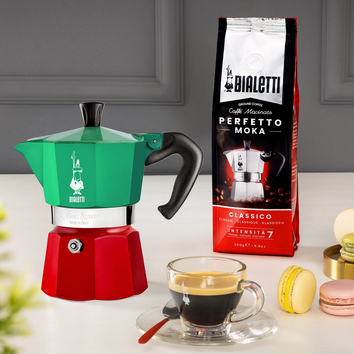 Bialetti Bialetti Moka Express Tricolore 5322
