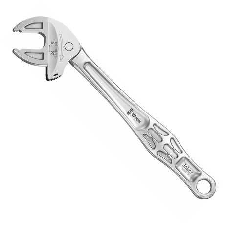 Clé à fourche Wera | 19-24mm | longueur 256 mm | auto-ajustable | 1 pièce - 05020104001 05020104001