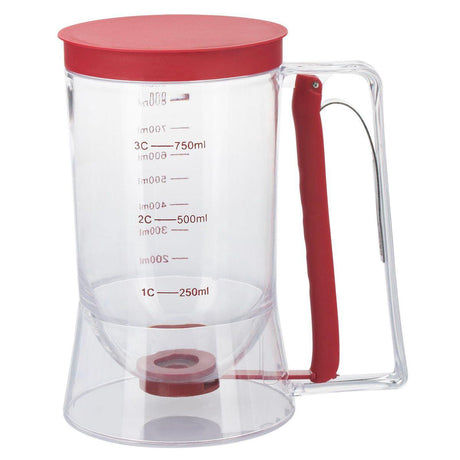 Portionneur Westmark; contenu : 900 ml, plastique, rouge transparent, 30122260